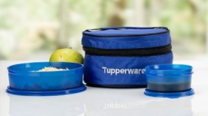 Tupperware Blue Classic Lunch with bag