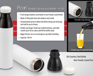 Pearl Double Cap Vacuum Bottle 750 ml