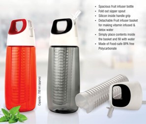 Fruit infuser bottle