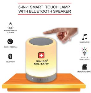 6 in 1 smart touch lamp with bluetooth speaker