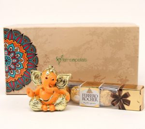 Ganesha with Fererro Rocher Chocolate