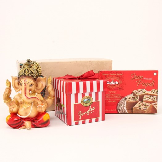 Ganesha Idol Choco & Sweet Hamper