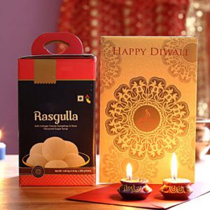 Diwali Celebration with Rasgulla