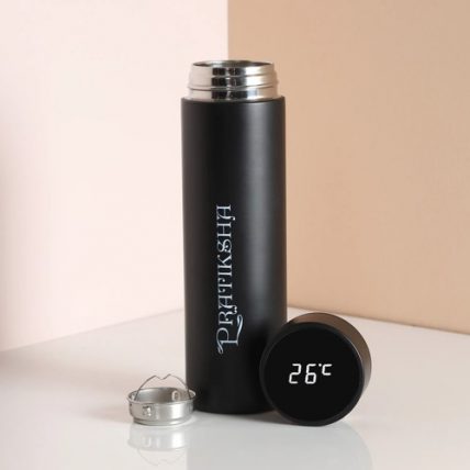 Buy Customised Water Bottle, LED Temperature Water Bottle